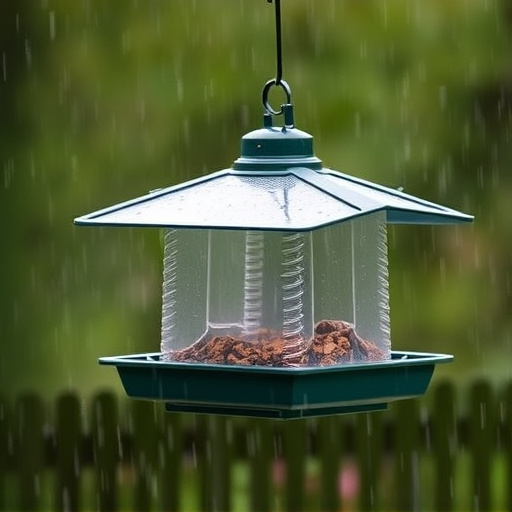 Durable feeder against wind and rain