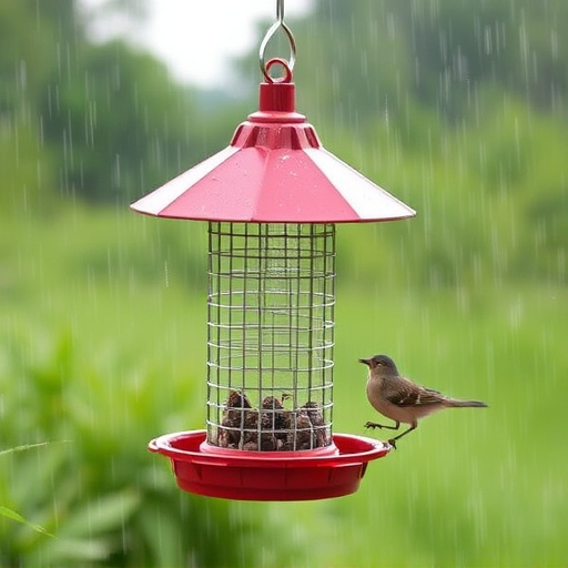 Durable feeder against wind and rain