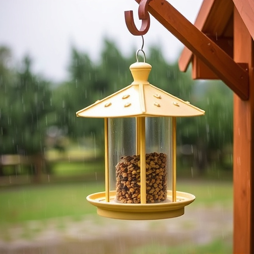 Durable feeder against wind and rain