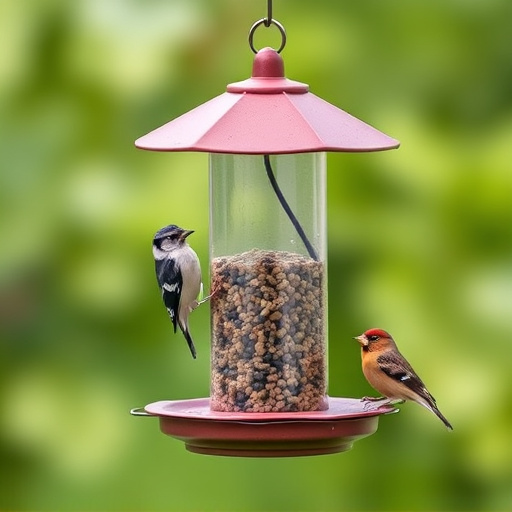 Economical bird feeder for backyard birds