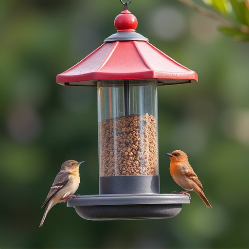 Economical bird feeder for backyard birds