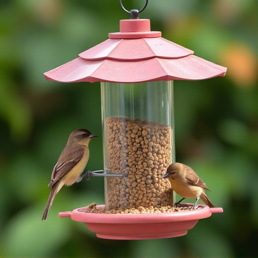 Economical bird feeder for backyard birds