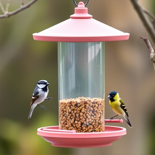 Economical bird feeder for backyard birds