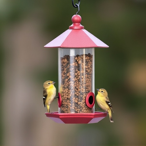 Economical bird feeder for backyard birds