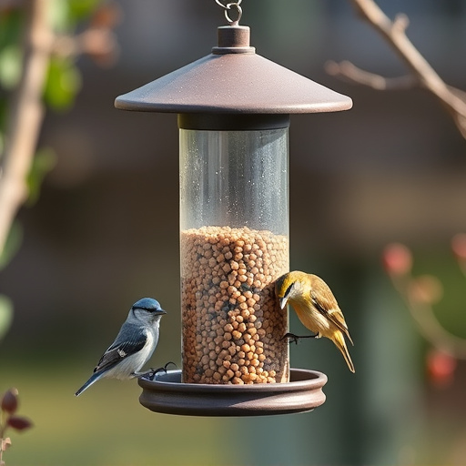 Economical bird feeder for backyard birds