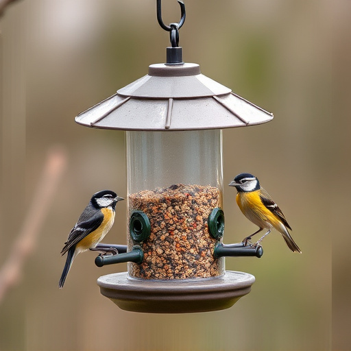Economical bird feeder for backyard birds