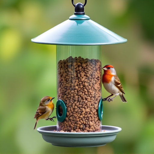 Economical bird feeder for backyard birds