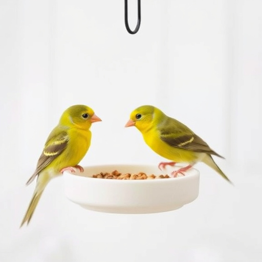Feeding station designed for tiny birds