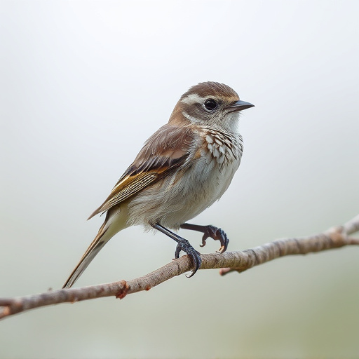 Fledgling bird perched, awaiting food