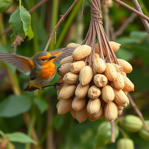 Fresh whole peanuts for wild birds