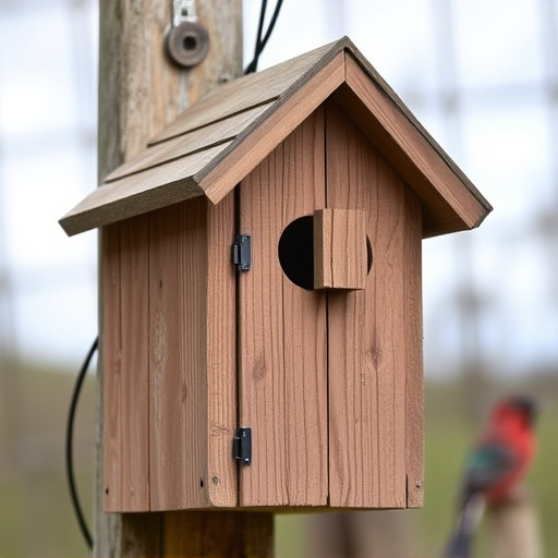 Garden bird box no longer in use