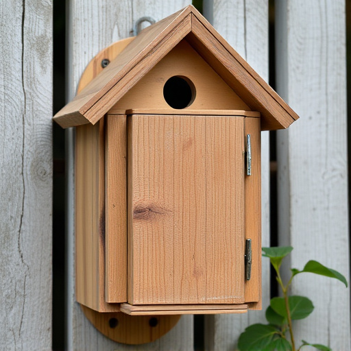 Garden bird box no longer in use