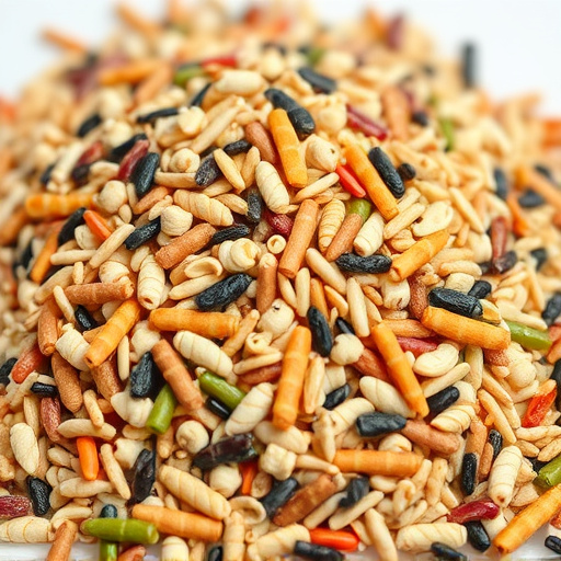 Heap of assorted bird seed mix