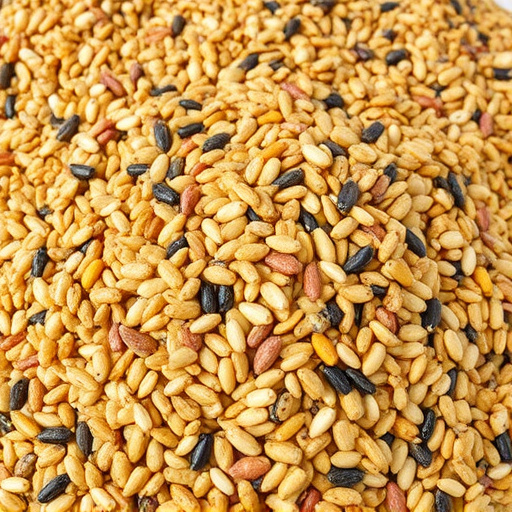 Heap of assorted bird seed mix