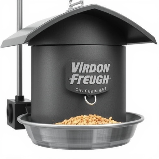 Heavy-duty feeder with locking mechanism