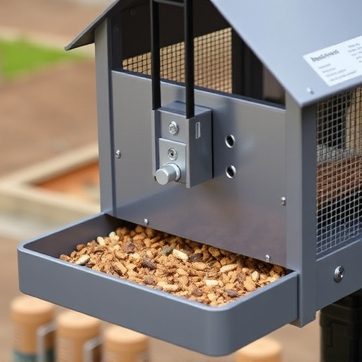 Heavy-duty feeder with locking mechanism