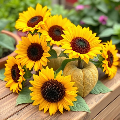 Hulled sunflower hearts on garden tray