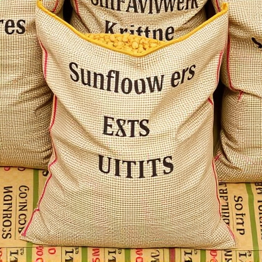 Large bulk sack of sunflower hearts