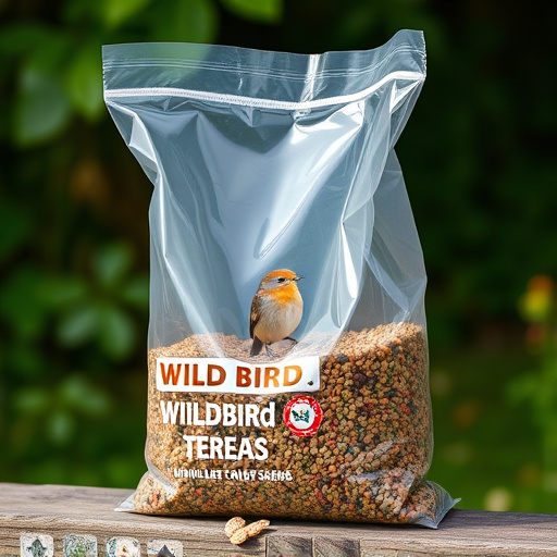 Large clear bag of wild bird seed