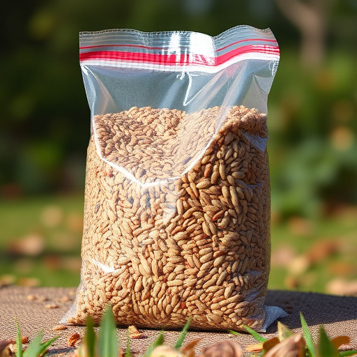 Large clear bag of wild bird seed