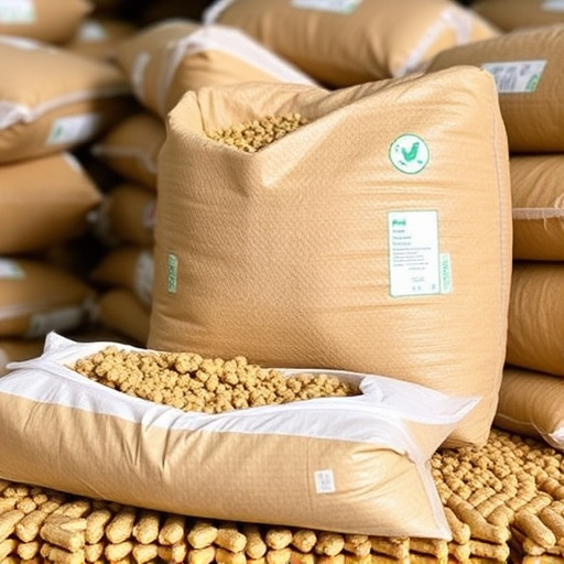 Large sacks of bird suet pellets