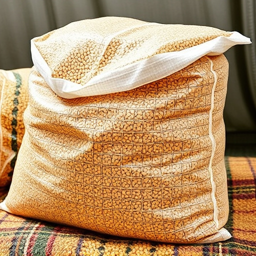 Large sacks of bird suet pellets