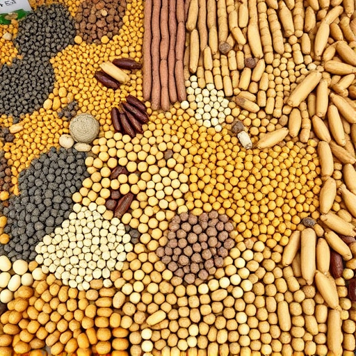 Large variety of seeds on display