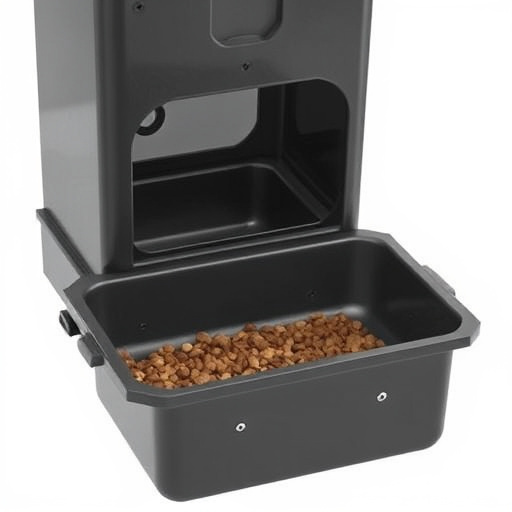 Lightweight feeder with open access tray