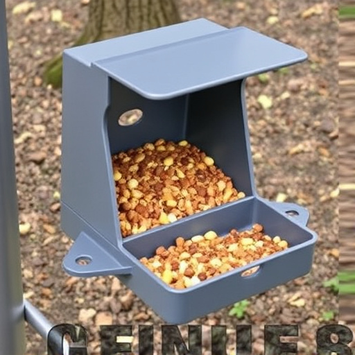 Lightweight feeder with open access tray