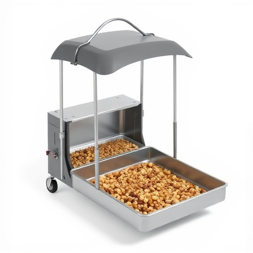 Lightweight feeder with open access tray