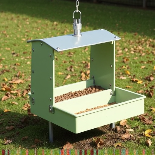 Lightweight feeder with open access tray