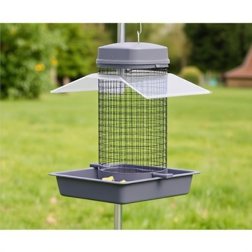 Lightweight feeder with open access tray