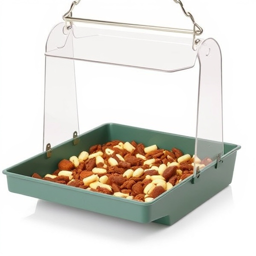 Lightweight feeder with open access tray