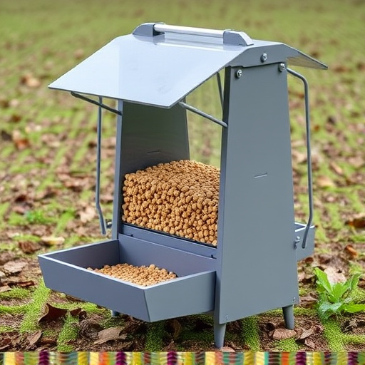 Lightweight feeder with open access tray