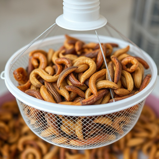 Easy-Fill Caged Mealworm Feeder: Optimizing Health &amp; Longevity