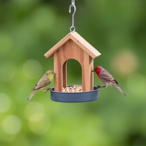 Feeding Stations vs Feeders: Small Birds' Optimal Haven