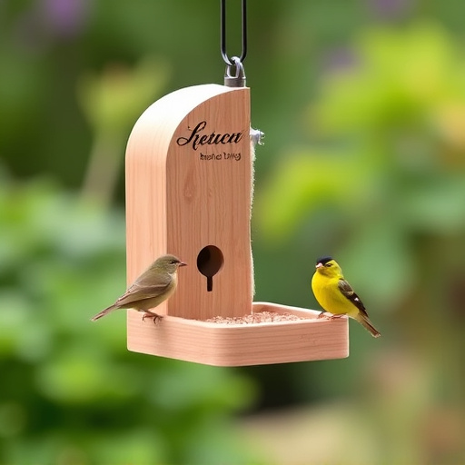 Minimalist feeding station for small birds