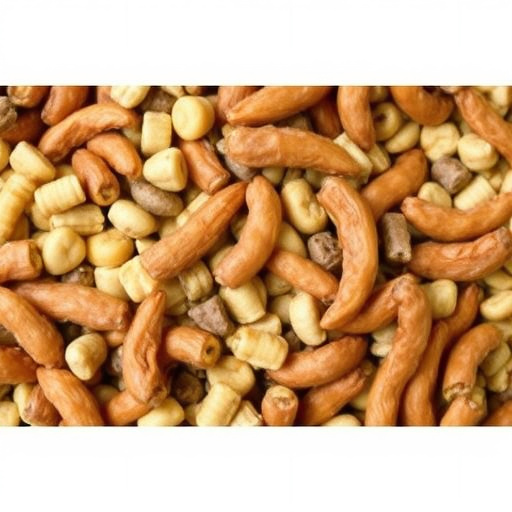 Mixed bird feed with added mealworms