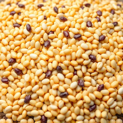 Mixed seed blend with millet and maize