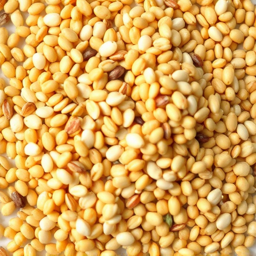 Mixed seed blend with millet and maize