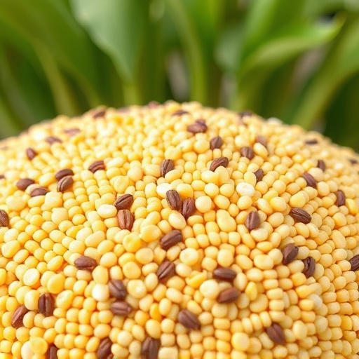 Mixed seed blend with millet and maize