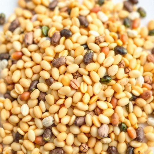 Mixed seed blend with millet and maize