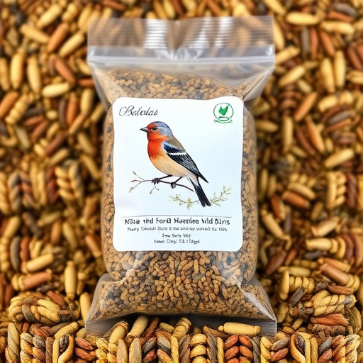 Mixed wild bird seed in UK packaging