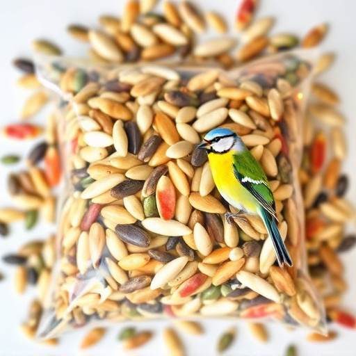 Mixed wild bird seed in UK packaging