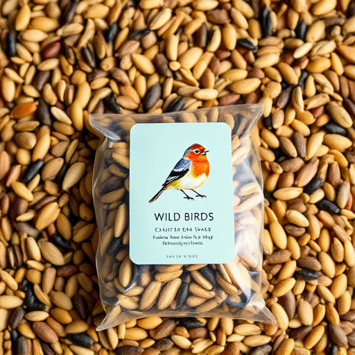 Mixed wild bird seed in UK packaging