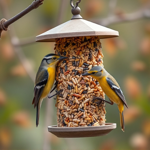 Mobile phone browsing bird seed deals