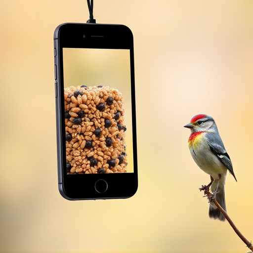 Mobile phone browsing bird seed deals