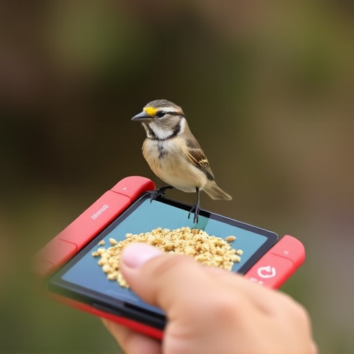 Mobile phone browsing bird seed deals