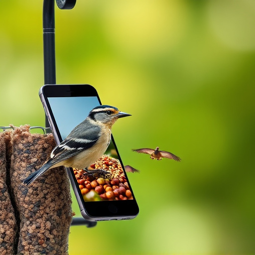 Mobile phone browsing bird seed deals