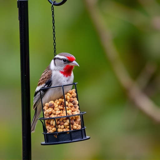 Mobile phone browsing bird seed deals